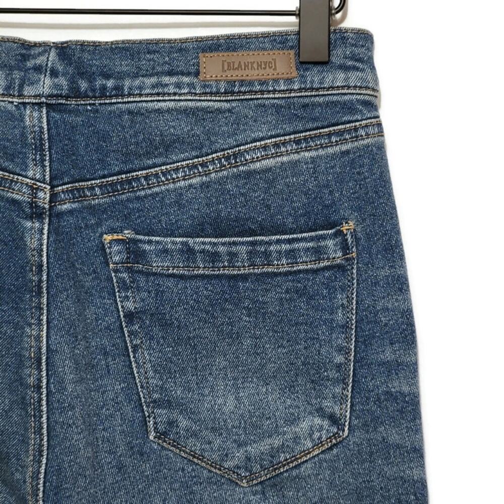 BLANKNYC The Great Jones High Rise Tie Waist Skinny Blue Denim Jean Size 26 - Picture 9 of 12